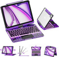 Transparent Keyboard Case for iPad 10.2 in (7th-9th Gen) - 7 Color