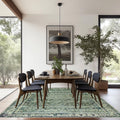 Dark Emerald Green Area Rugs 8x10 for Living Room and More