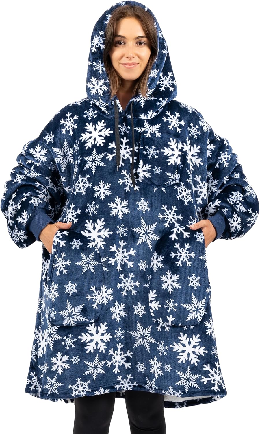 Pavilia Cozy Hooded Blanket