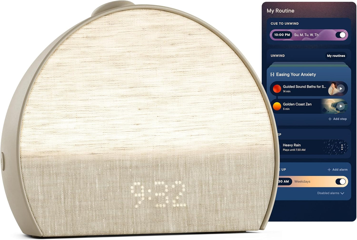 Hatch Restore 3 Sunrise Alarm Clock for Better Sleep Routine