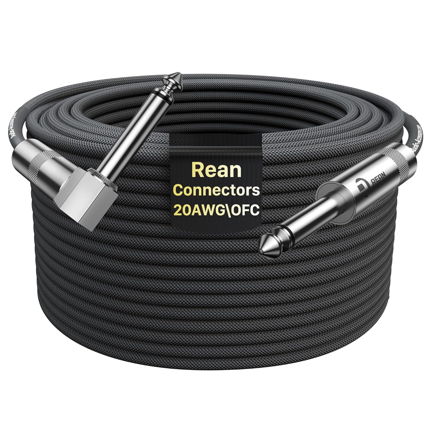 Guitar Cable 100 ft - 20AWG OFC for Superior Sound Quality