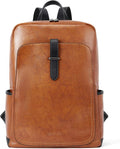 BOSTANTEN Leather Laptop Backpack for Women 15.6in - Stylish Daily