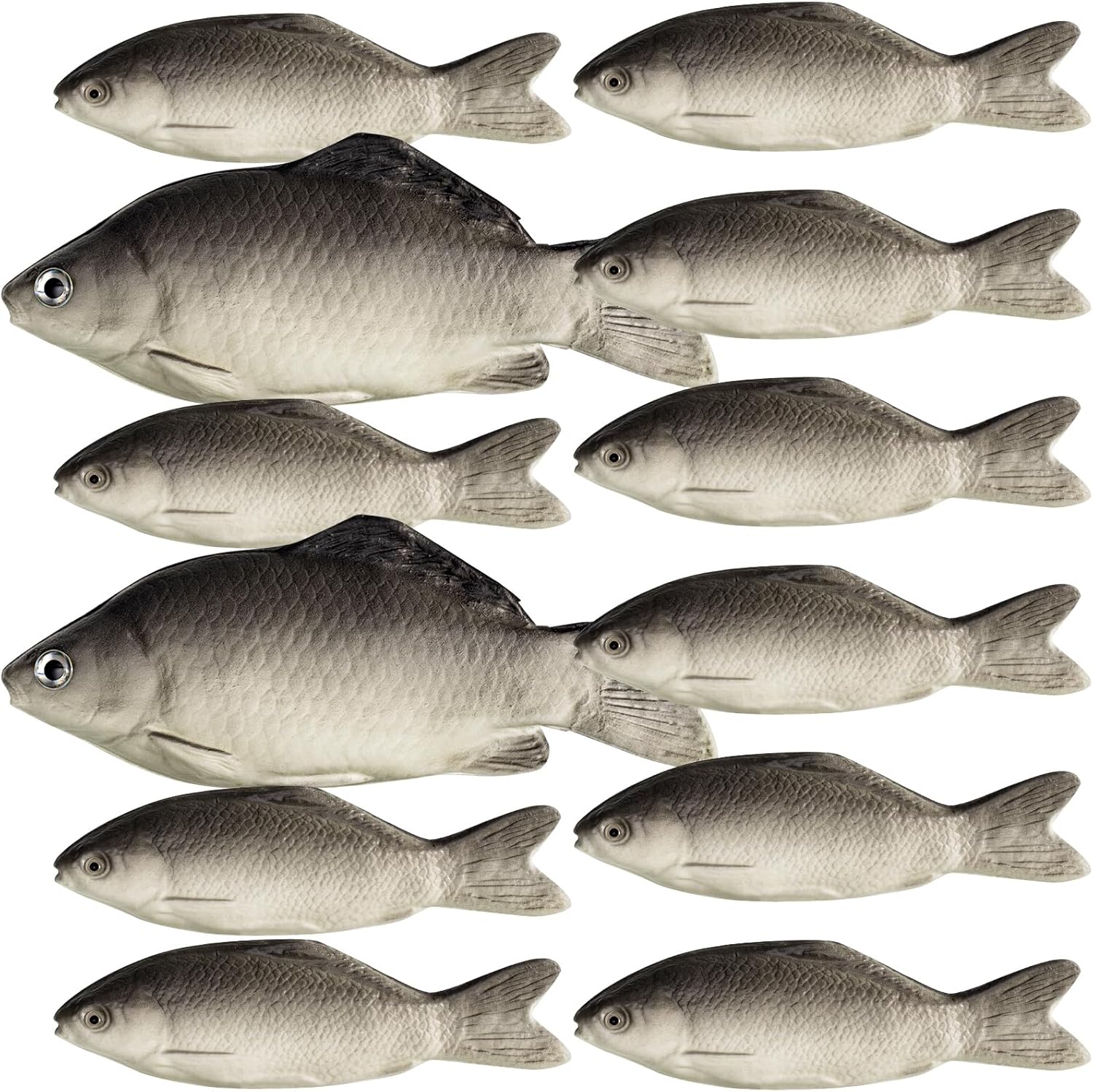 Liliful 24 Pcs Fake Fish for Home Decoration and Parties