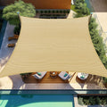 Shade&Beyond 12ftx16ft Sun Shade Sail Sand - Cool, UV Protection