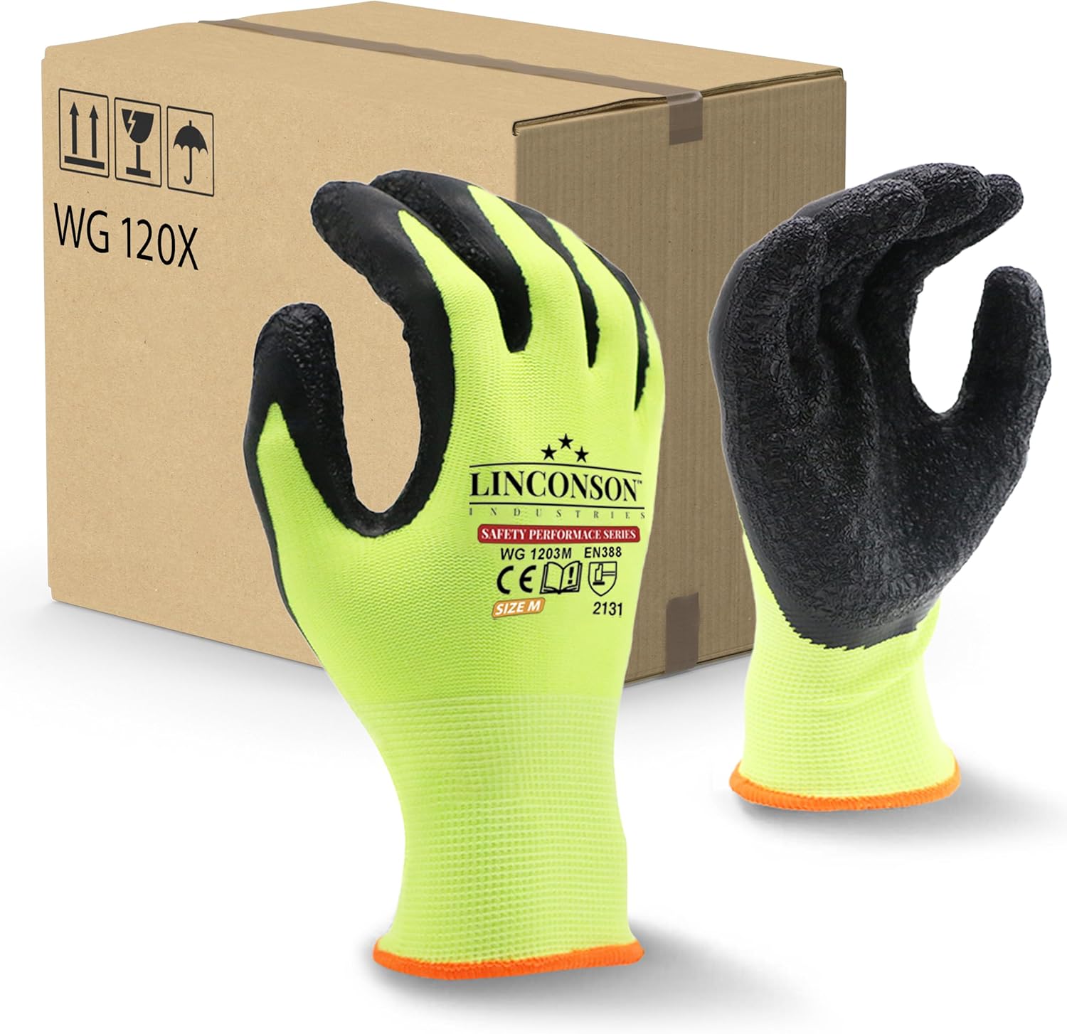 Safety Performance Series Work Gloves for Construction Tasks