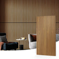 Art3d 4 Pack 47.2 x 23.6in Wood Slat Acoustic Panels - Teak