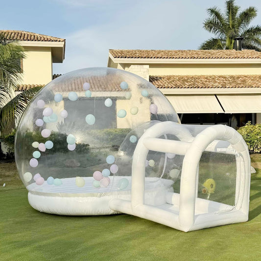 Ultimate Fun: 10FT Inflatable Bubble House & Balloon Set