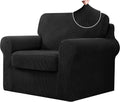 CHUN YI 3 Piece Chair Covers Armchair Slipcover Set - Pet-Friendly