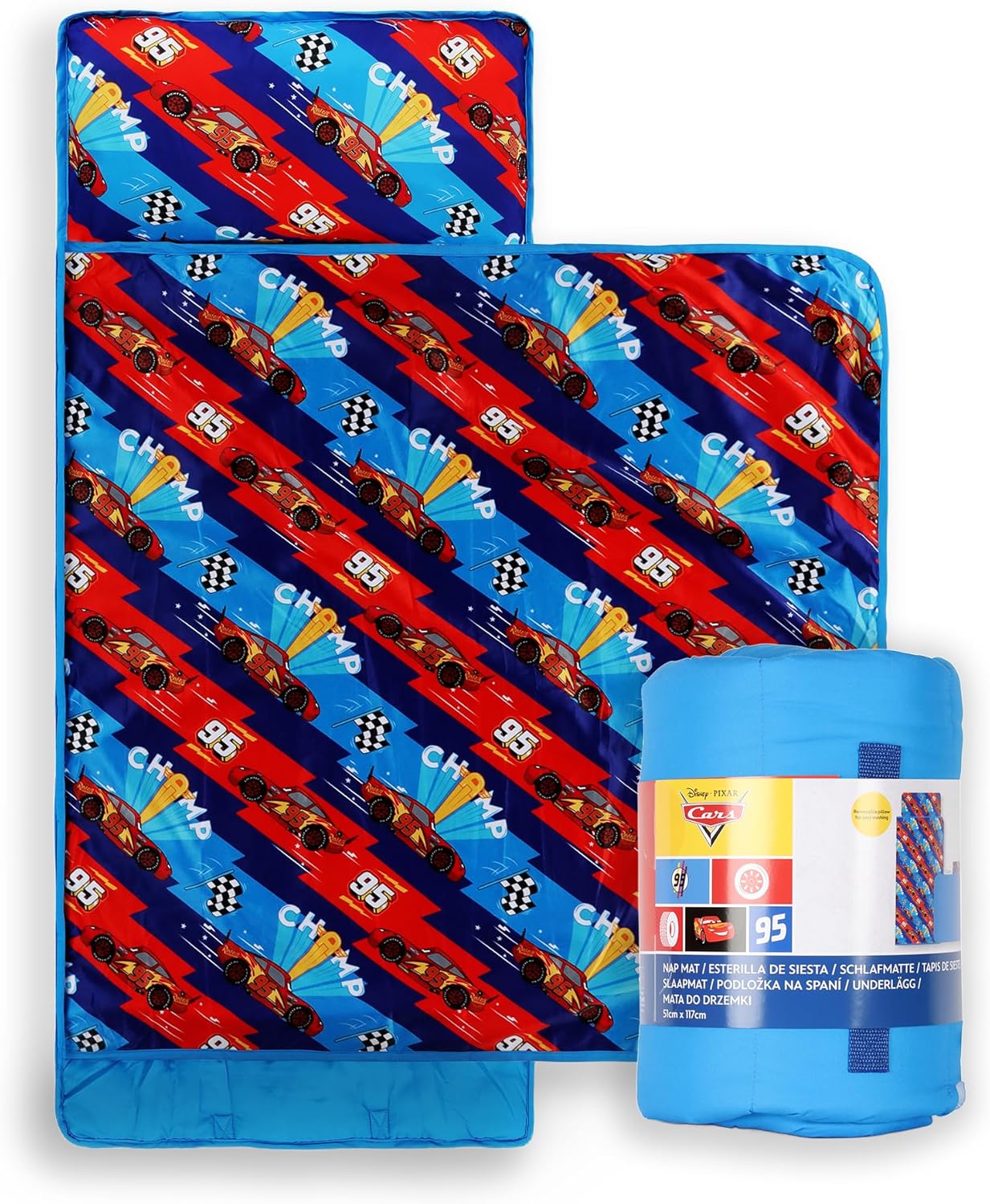 Jay Franco Kids Nap Mat with Pillow & Blanket for Sleepovers