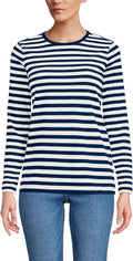 Relaxed American-Grown Supima Cotton Long Sleeve Crew (Style P48F)