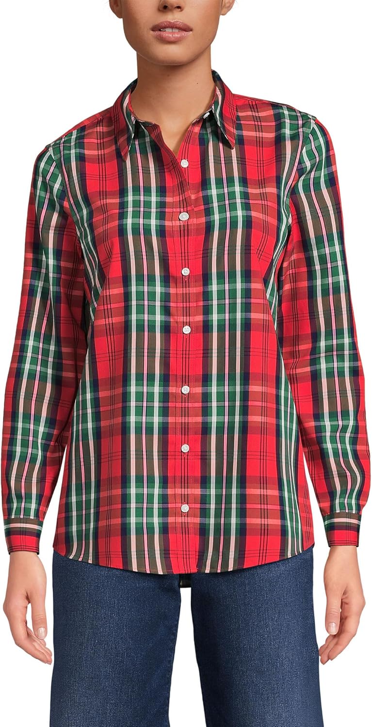 Lands' End Women's Pinwale Cord Long Sleeve Shirt Review