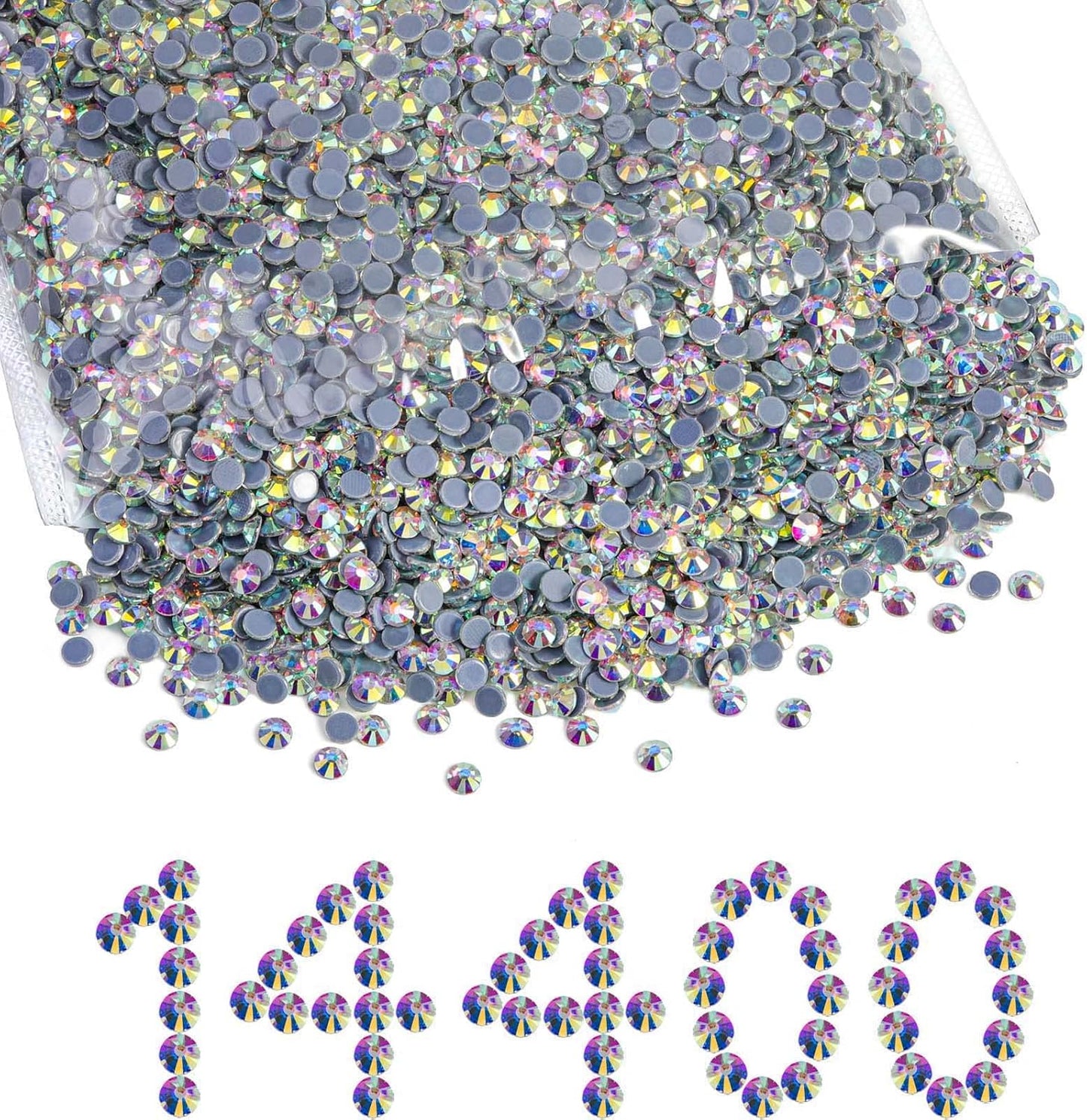 Beadsland Hotfix Rhinestones Bulk for DIY Crafts and Decoration