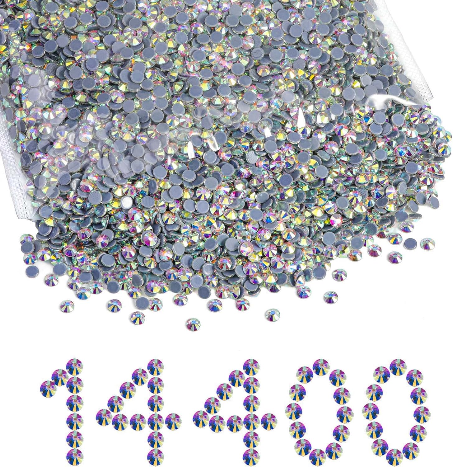 Beadsland Hotfix Rhinestones Bulk for DIY Crafts and Decoration
