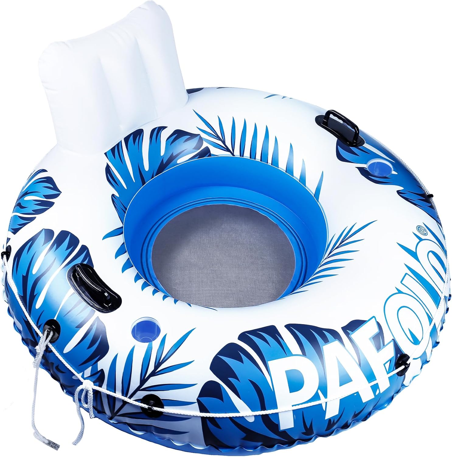 Inflatable River Tube Float for Adults with Comfortable Backrest