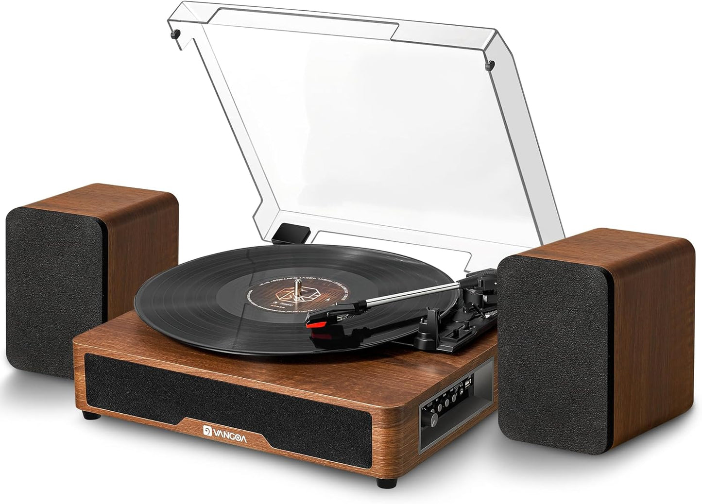 Vangoa Record Player with External Speakers for Vinyl Lovers