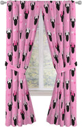 Minnie Mouse Hearts N Love Drapes - Easy Set Up, Beautiful Dcor