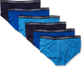 Nautica Men's 6 Pack Classic Cotton Fly Front Briefs - Soft
