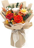 QOEAZY Preserved Flowers Bouquet Gift Box for Any Occasion