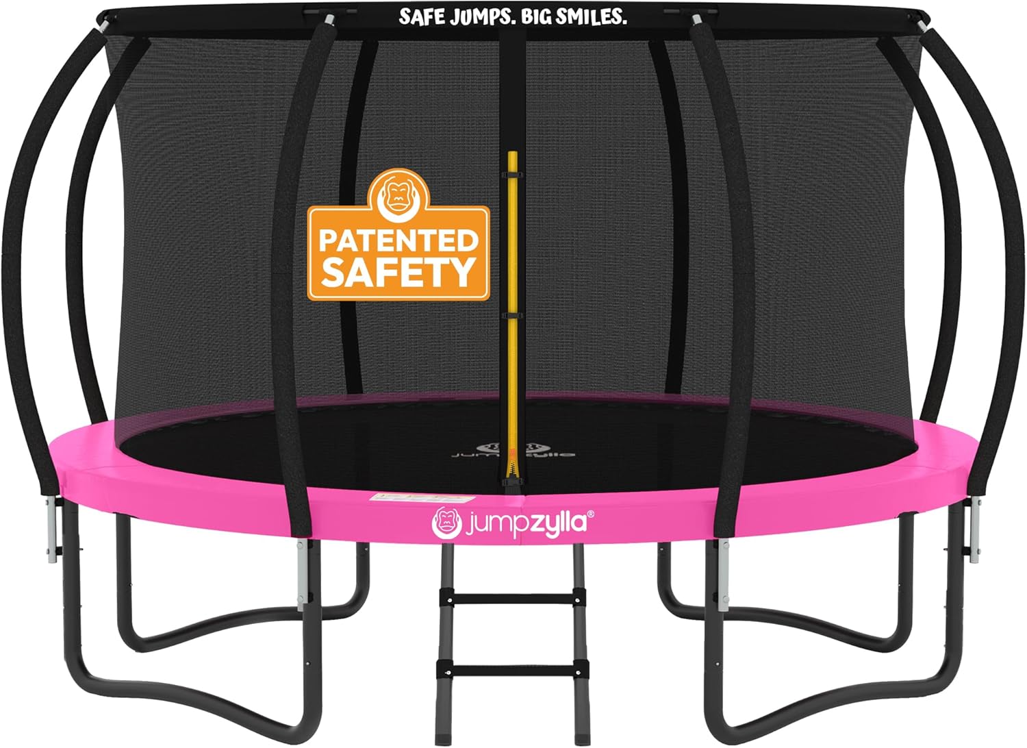 Jumpzylla Trampoline Outdoor 8FT to 16FT with Enclosure & Ladder