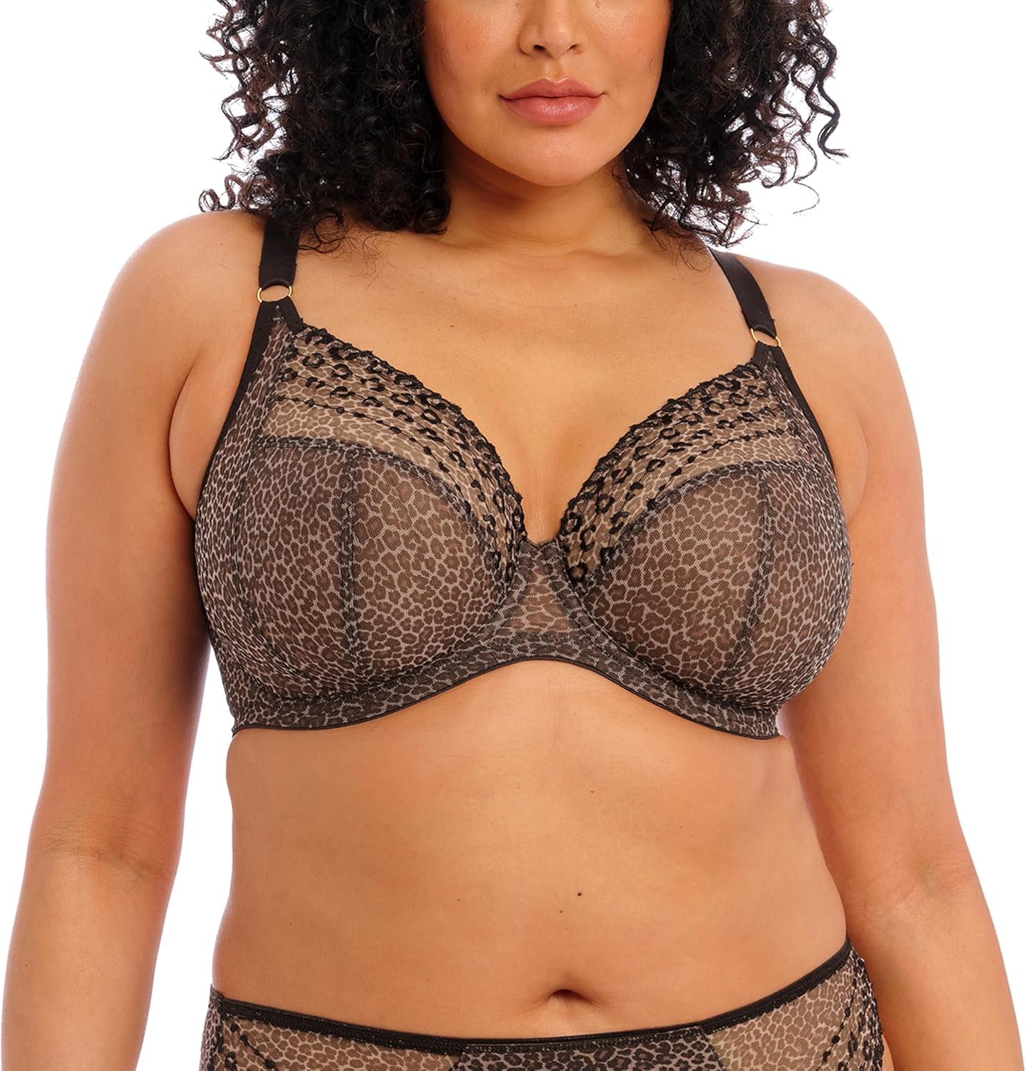 Elomi Women's Underwire Plunge Bra for Comfort and Style