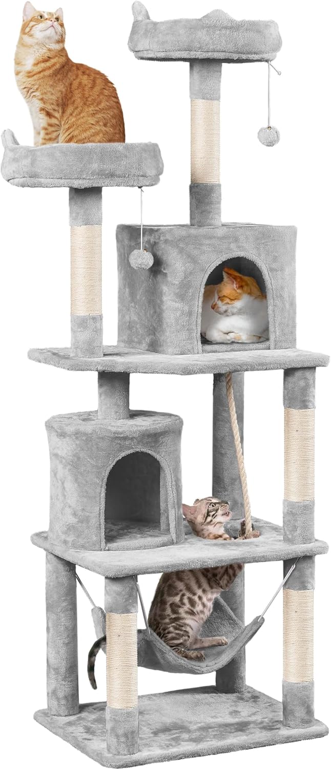 Yaheetech Cat Tree Tower 70.5in Multi Level Cat Condo Furniture