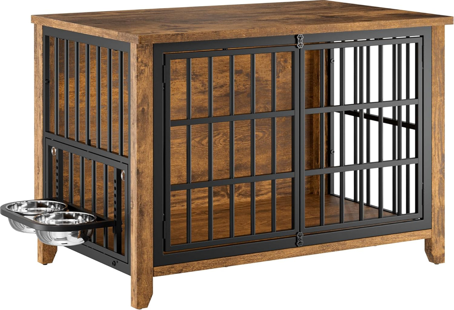 Lulive Wooden Dog Crate Furniture for Large and Medium Dogs
