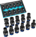 DURATECH 3/8ft Drive Impact Universal Joint Socket Set - 11-Piece
