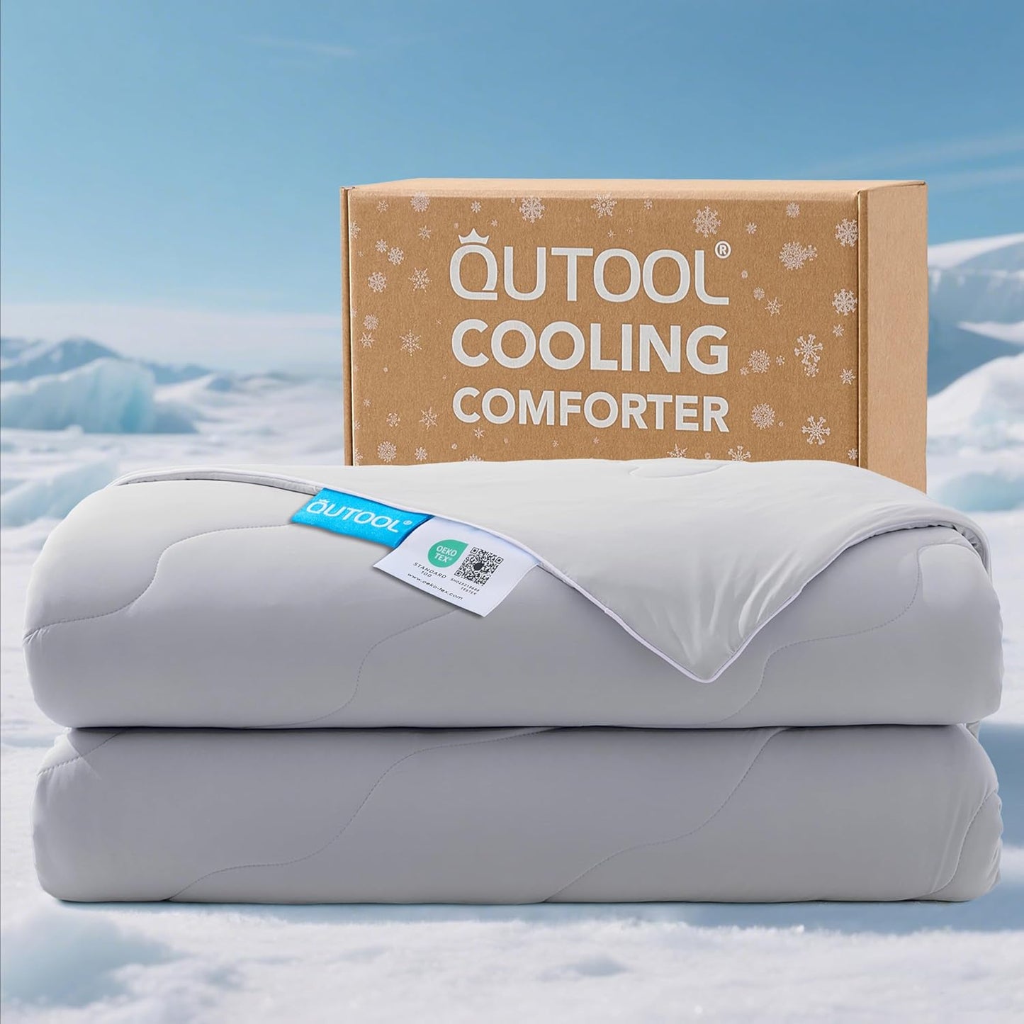 QUTOOL Cooling Blankets for Hot Sleepers - Summer Comforter