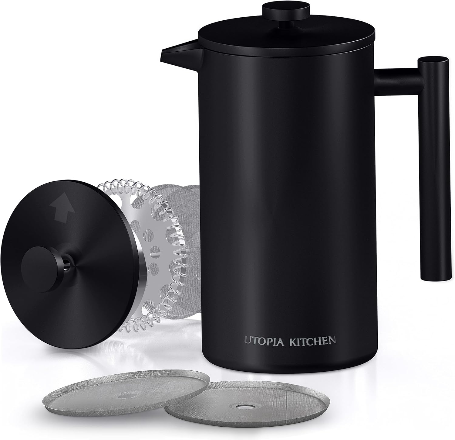 Utopia Kitchen Stainless Steel French Press Coffee Maker 50 Oz