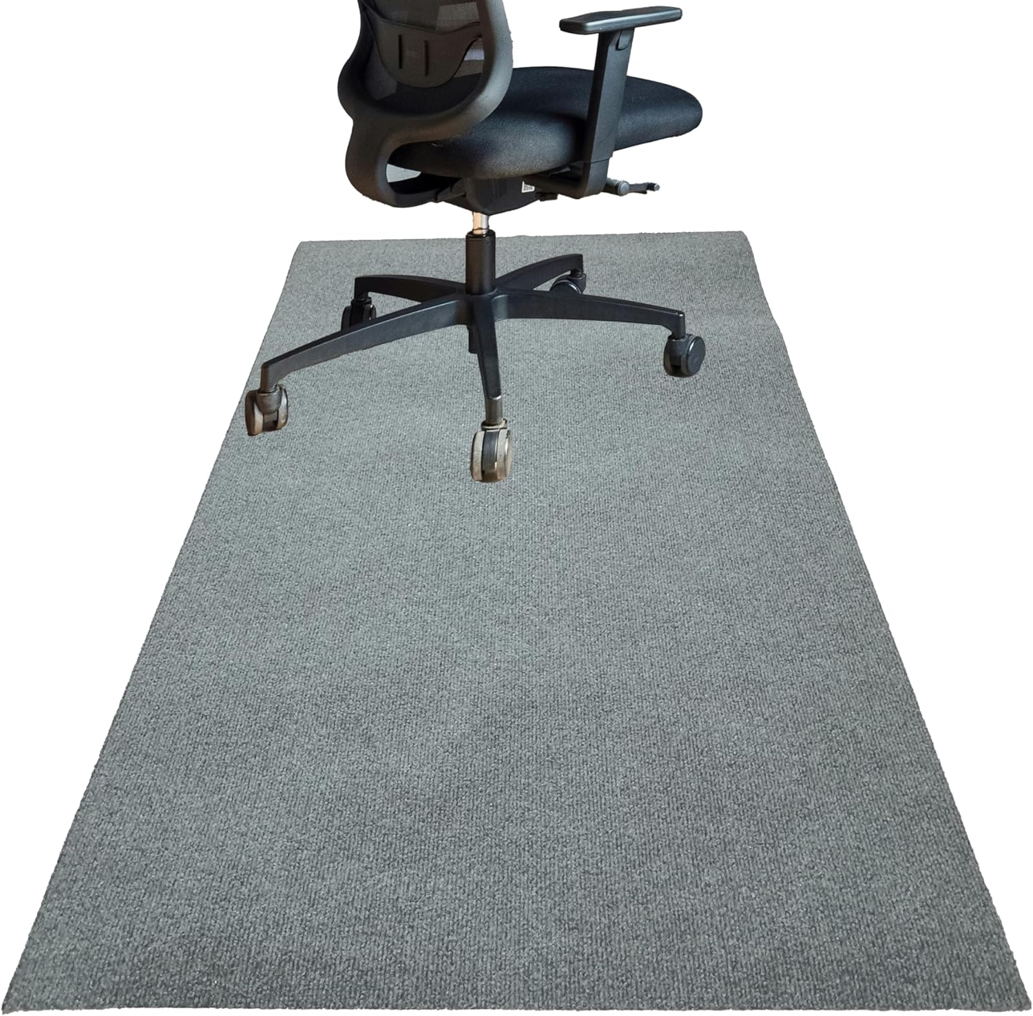Non-Slip Grey Office Chair Mat for Hardwood Floors by AmiiLive