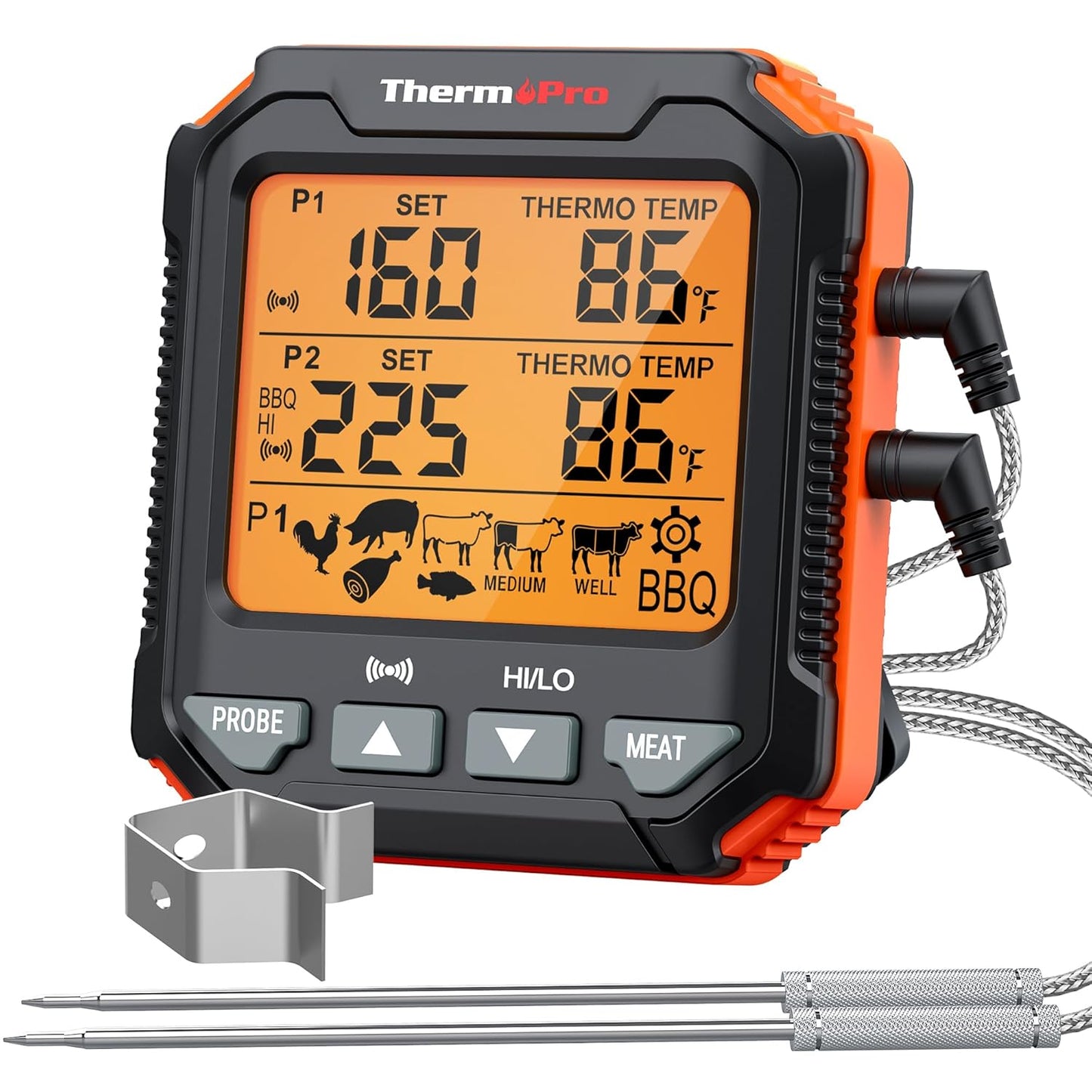ThermoPro TP717: Backlit Grill Thermometer with Dual Probes