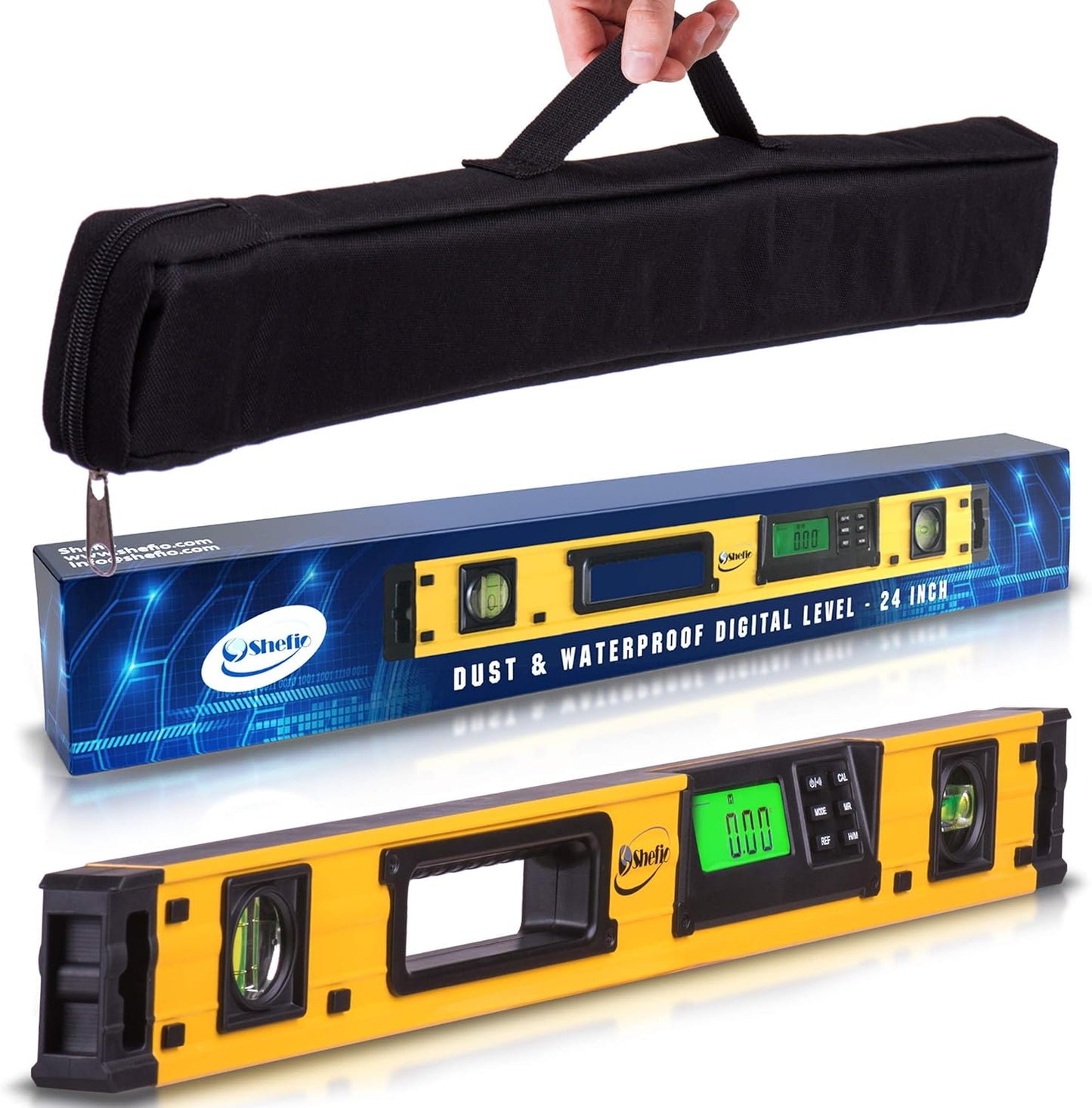 Smart Level 24 Inch Digital Level Tool for Precision Projects