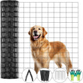 Evatage 36 Black Vinyl Garden Fence - Durable Protection