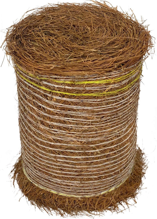 Longleaf Pine Straw Roll for Landscaping - Covers 125 Sq Ft