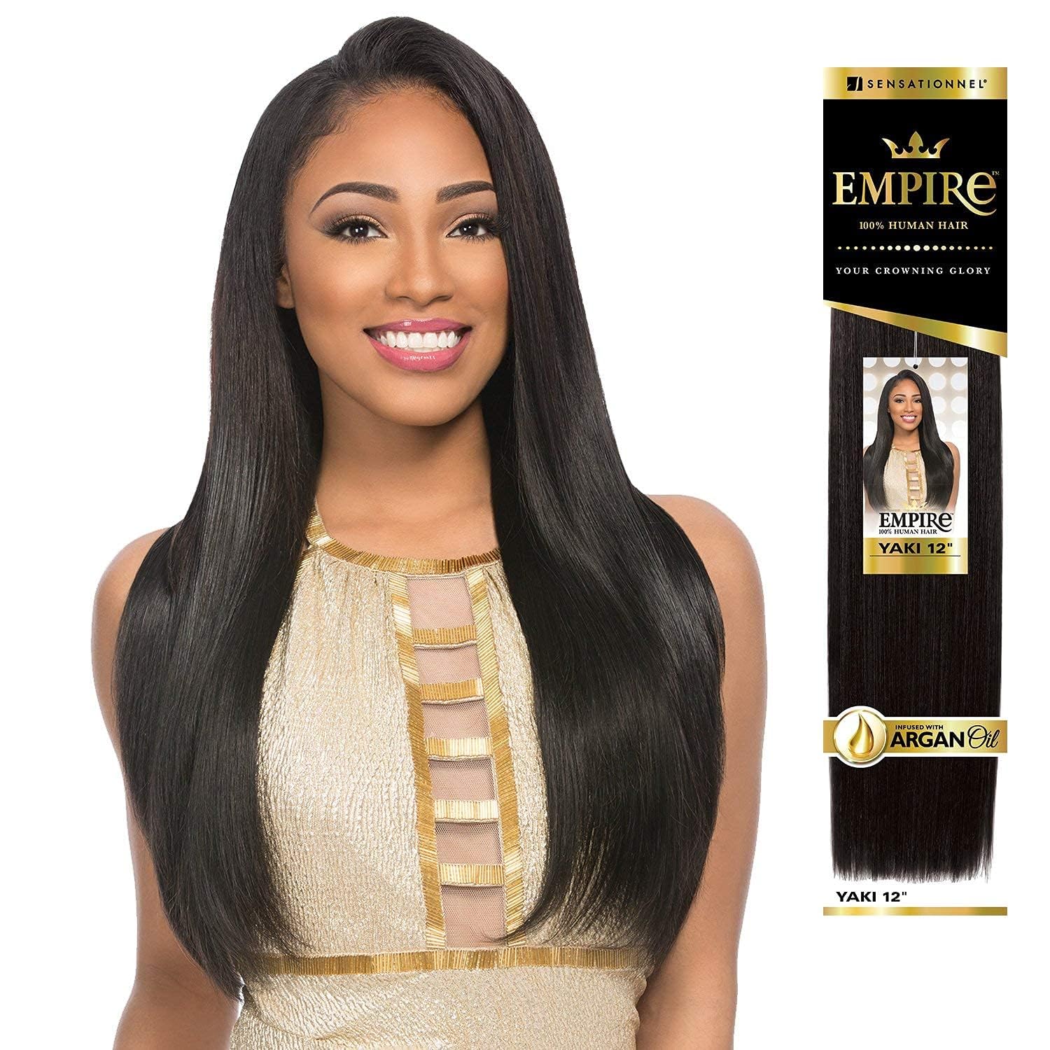 Sensationnel Empire Yaki Human Hair for Stunning Weaving Styles