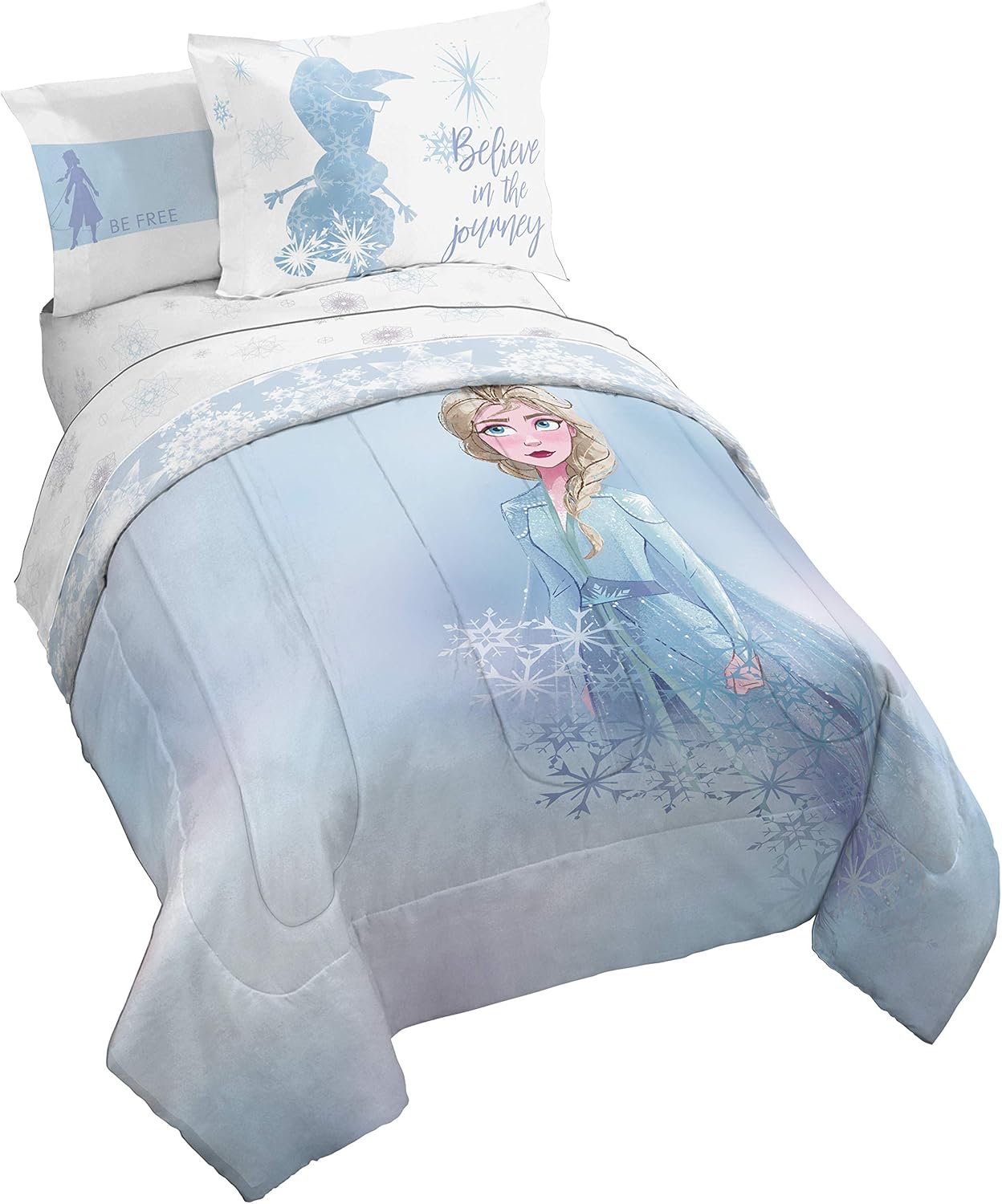 Disney Frozen 2 Elsa Color Block 7 Piece Full Bed Set Review