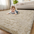 Fluffy Plush Shag Area Rug for Bedroom and Kids Room Decor
