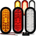 TRUE MODS 6in Oval LED Trailer Tail Light Kit - Bright, Waterproof