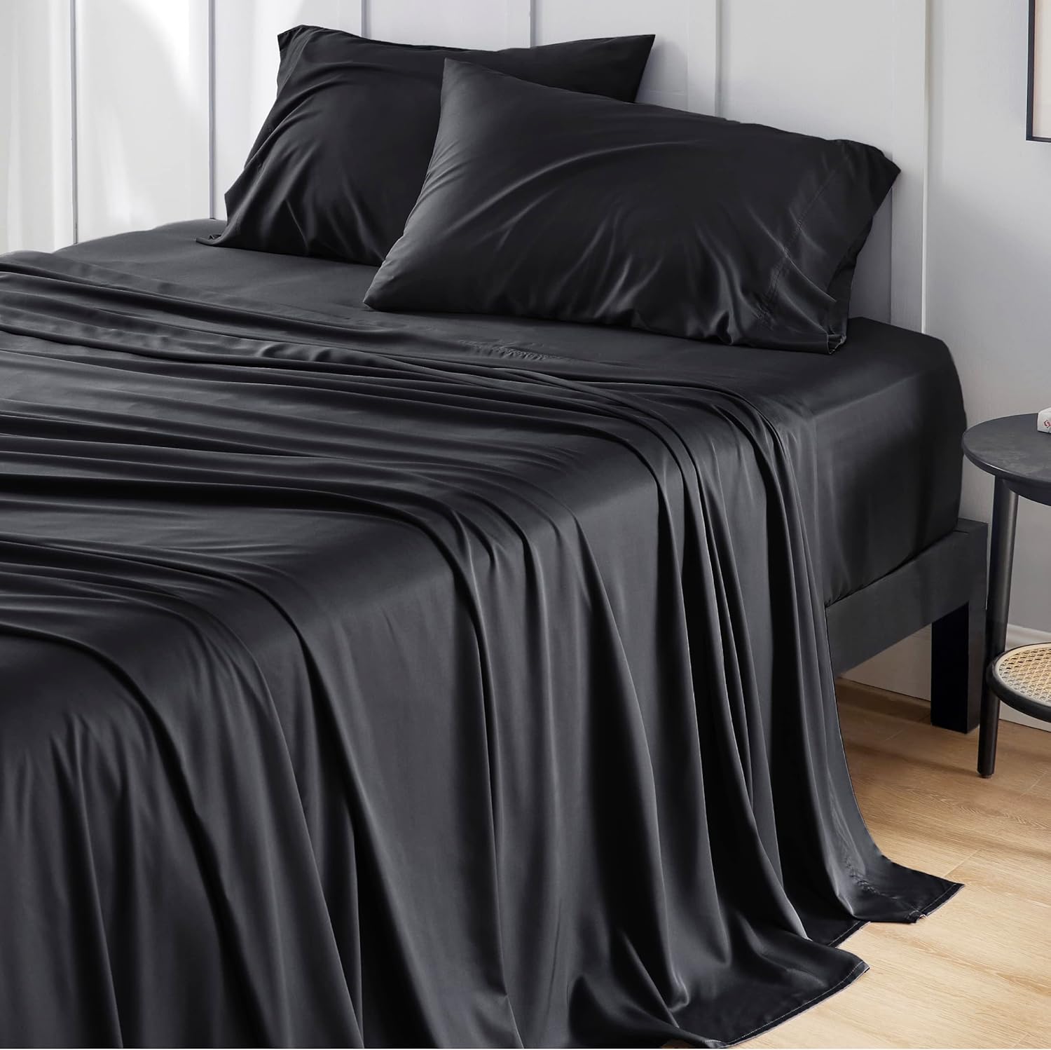 Cooling Full Size Bed Sheets for Hot Sleepers, Soft & Breathable