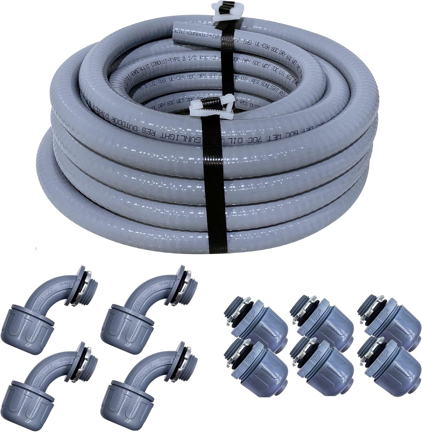 Sealproof 1/2-Inch Non-Metallic Liquid-Tight Conduit Kit Review