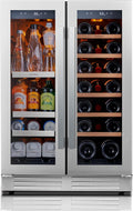 Wine and Beverage Refrigerator 24 in Dual Zone - Quiet, 60 Can 20