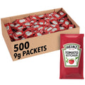 Heinz Tomato Ketchup Single Serve Packets 500 ct Pack - Convenient