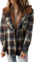 Dokotoo Women's Plaid Shacket for Trendy Layered Warmth
