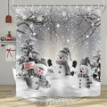 Winter Wonderland Bathroom Set - Festive Shower Curtain
