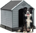 Large Plastic Dog House Outdoor Indoor Doghouse - Spacious