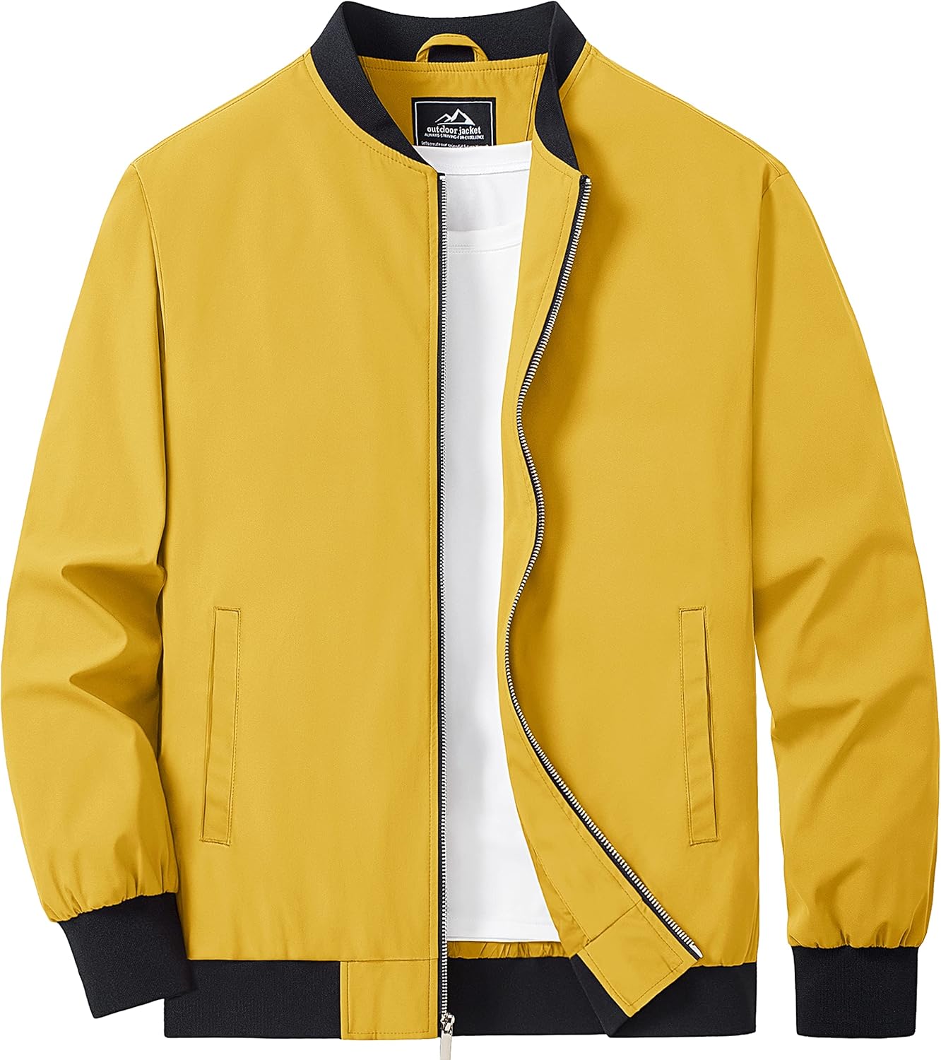 Lightweight Casual Zip Up Bomber Jacket for Men by MAGCOMSEN
