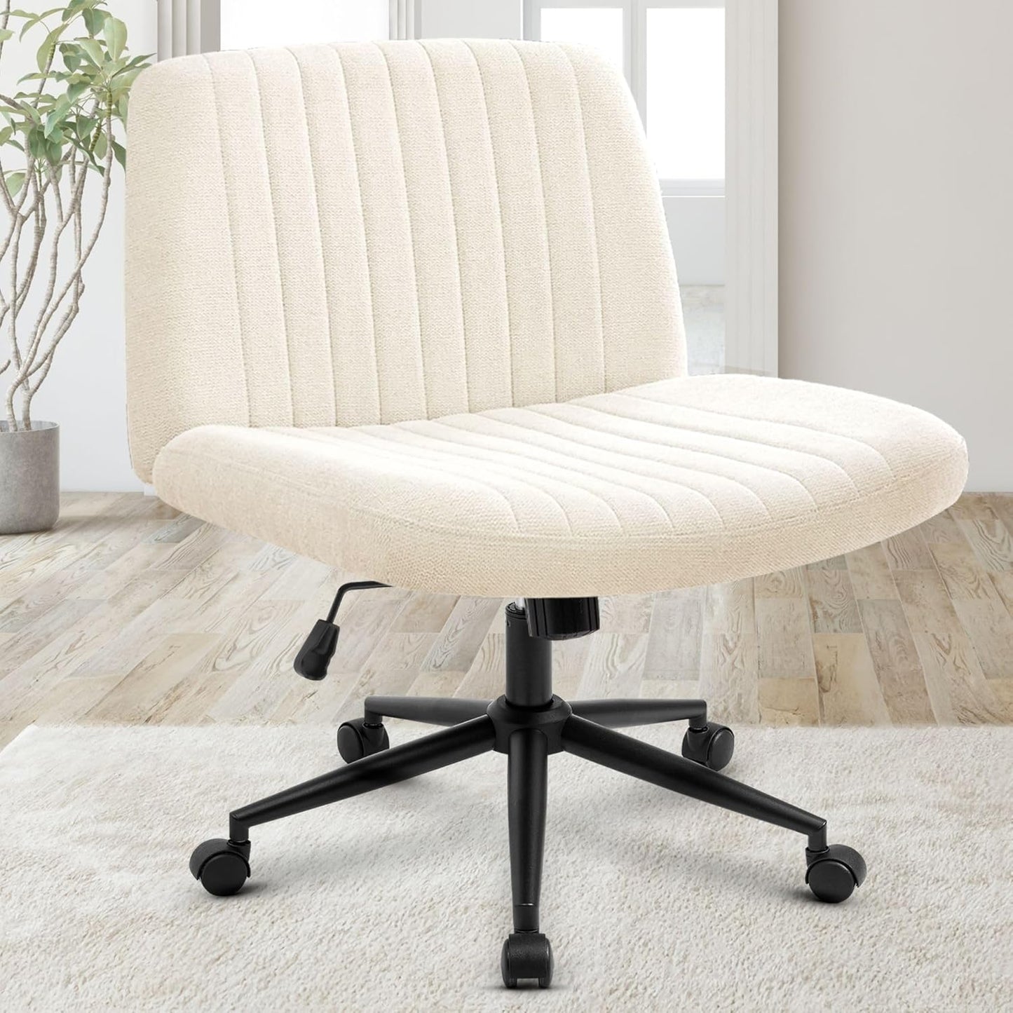 Criss Cross Chair Wheels for Home Office with Adjustable Comfort