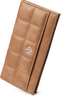 BOSTANTEN Slim Women Wallet Leather RFID Credit Card Holder - Slim