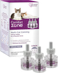Comfort Zone 3 Pack MultiCat Diffuser Refills - Calms Multi-Cat Homes