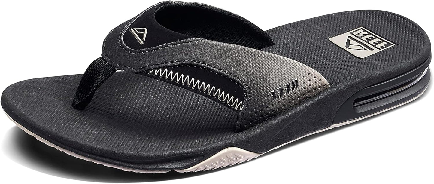 REEF Men's Fanning Bottle Opener Flip Flops for Ultimate Comfort